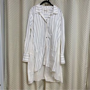 Free people oversized button down